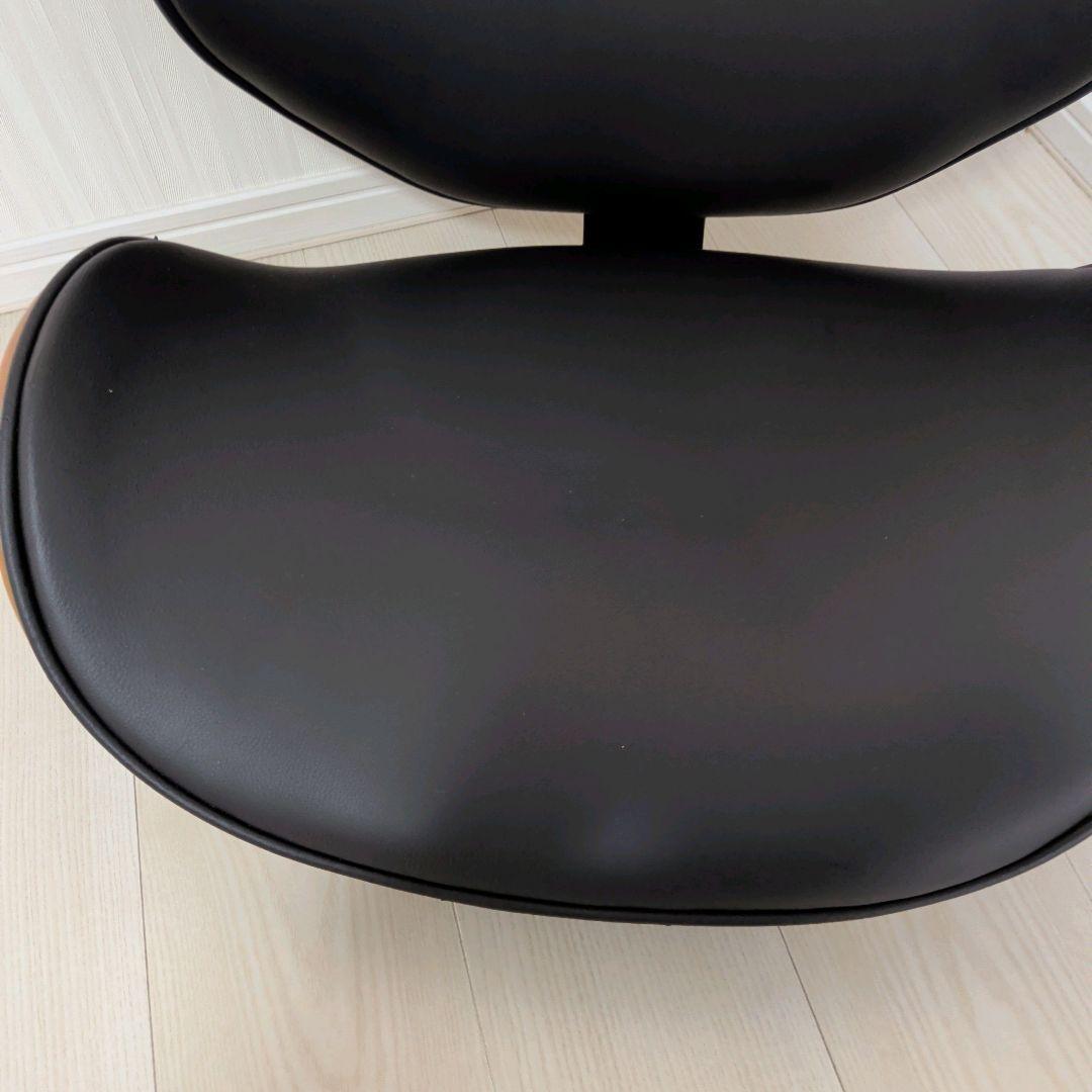 【美品】DORIS ドリス 座椅子 回転座椅子 ラウンジチェア 木目柄