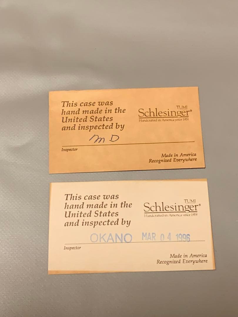 米国製シュレジンジャー　ビジネスバッグ　濃茶