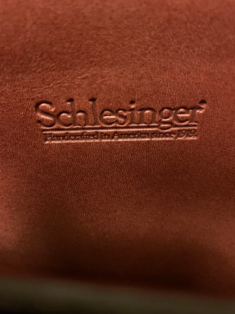 米国製シュレジンジャー　ビジネスバッグ　濃茶