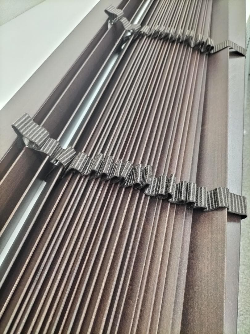 ウッドブラインド◆タチカワブラインド◆右操作◆木製◆【O-2410BL17】