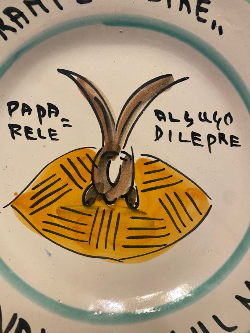 ブオンリコルド　イタリア製絵皿　1982 LEPRE