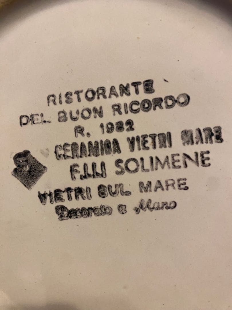 ブオンリコルド　イタリア製絵皿　1982 LEPRE