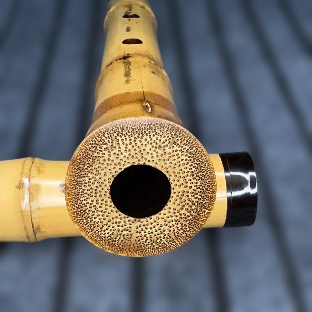 尺八 一尺八寸管 銘有り 本管