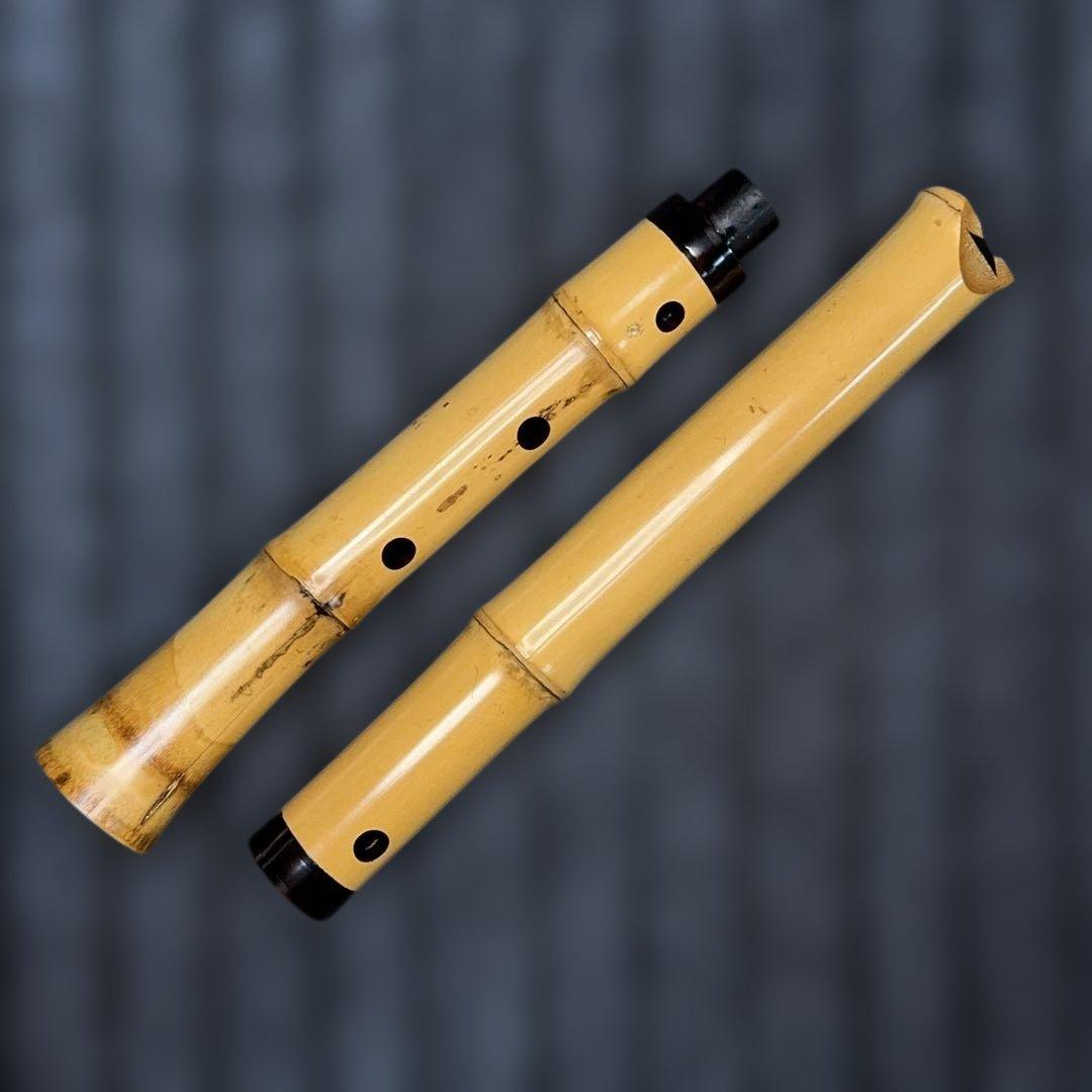 尺八 一尺八寸管 銘有り 本管