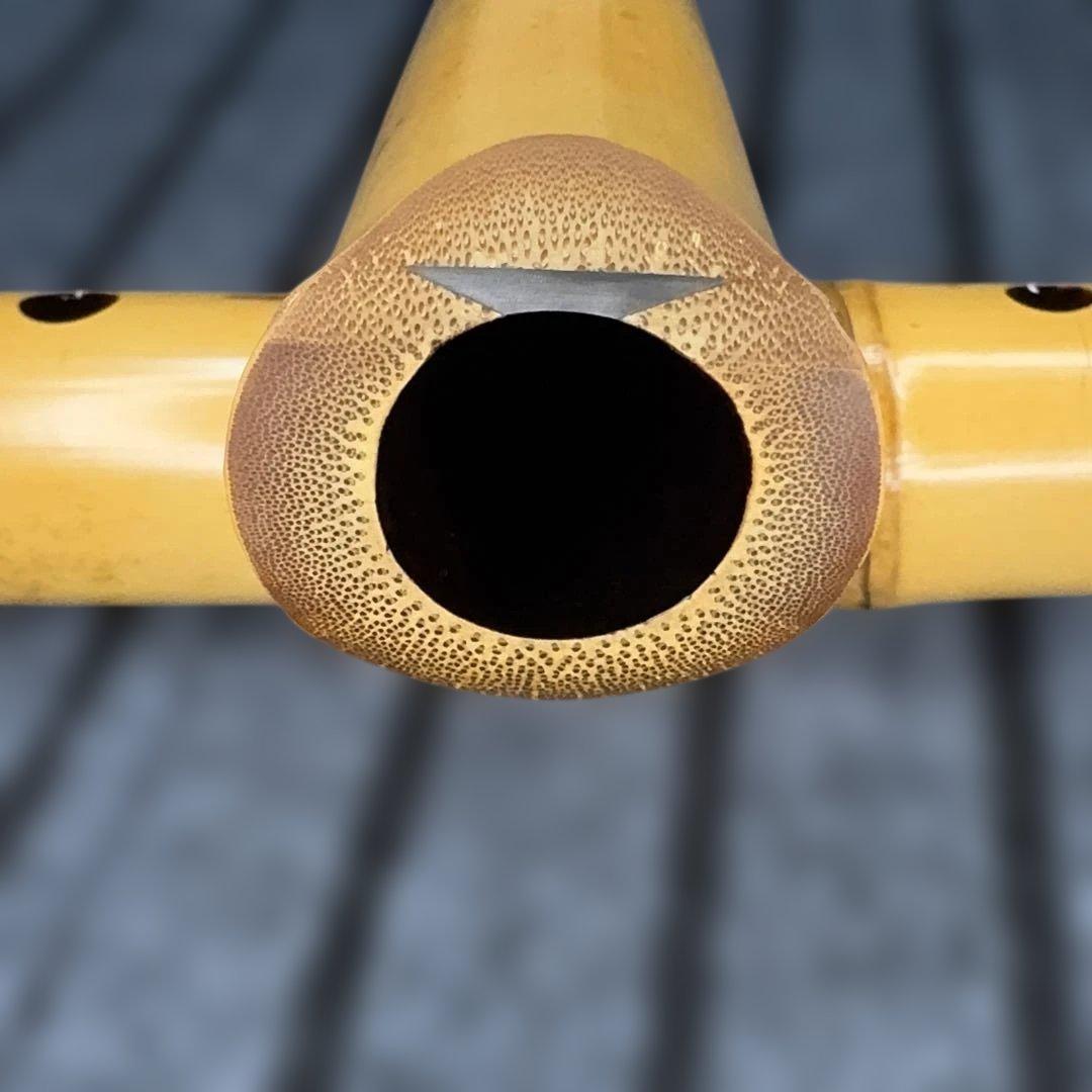 尺八 一尺八寸管 銘有り 本管