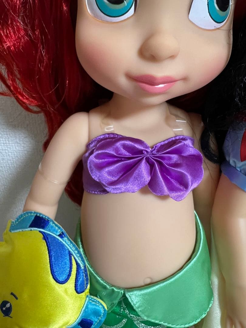 アニメータードール人形（ベル、シンデレラ、アリエル、白雪姫）