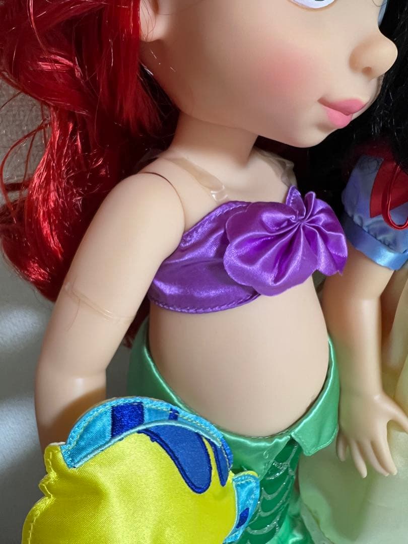 アニメータードール人形（ベル、シンデレラ、アリエル、白雪姫）