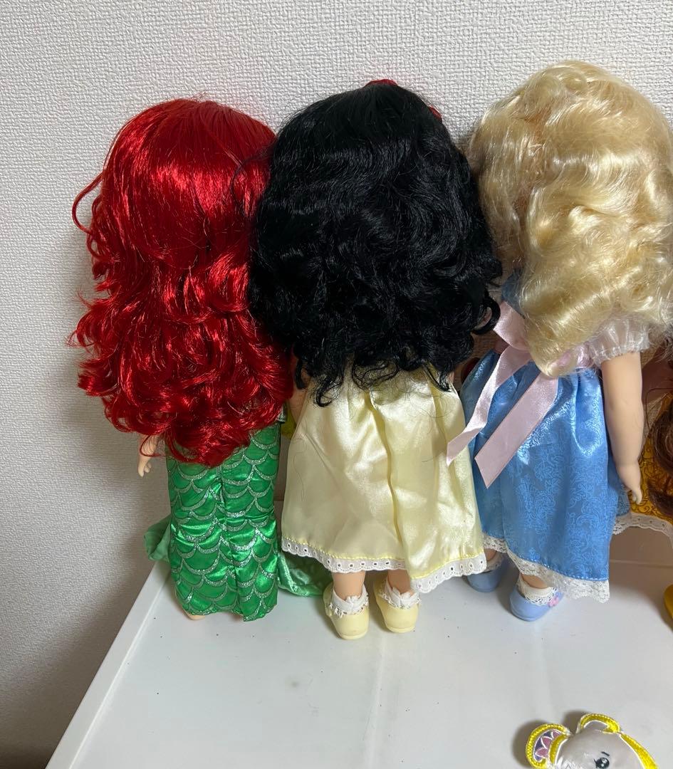 アニメータードール人形（ベル、シンデレラ、アリエル、白雪姫）