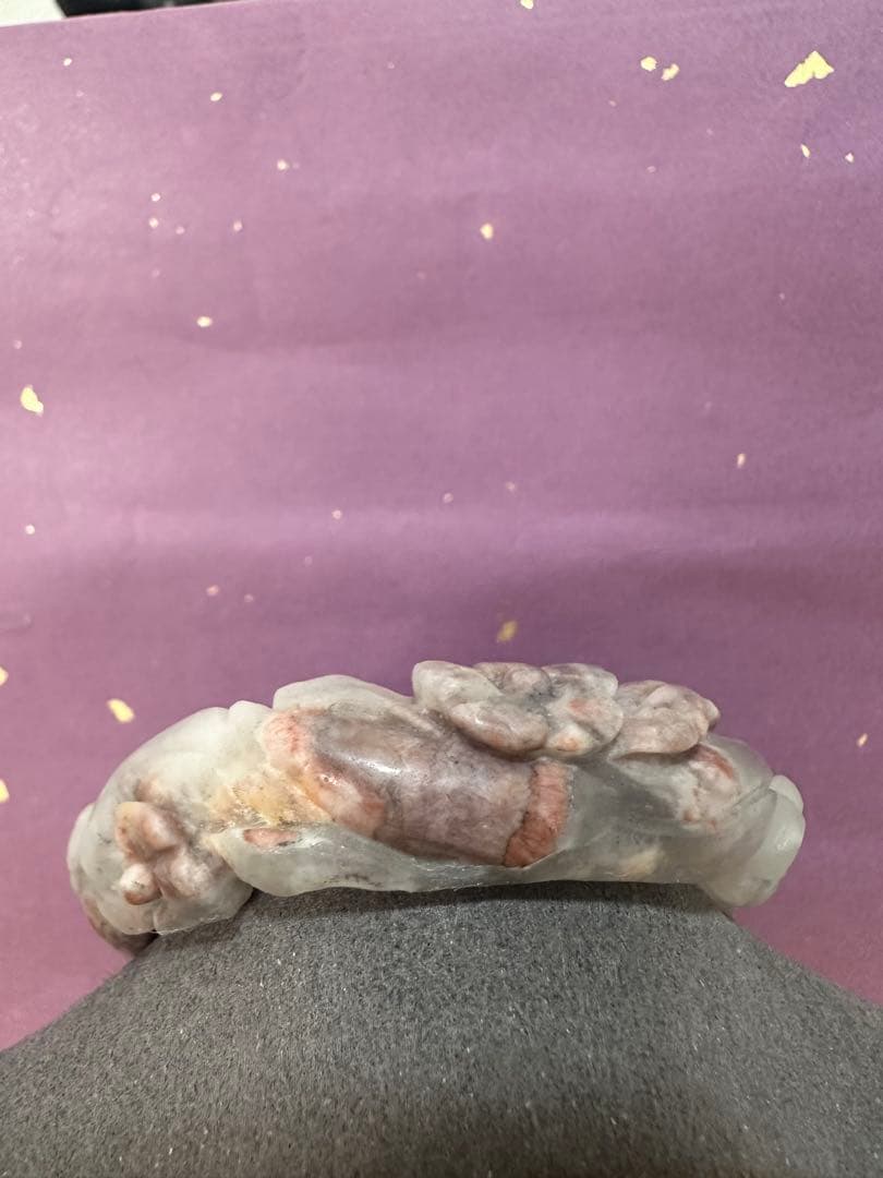 梅朶朶バングル　シャー太翠桜原石バングル