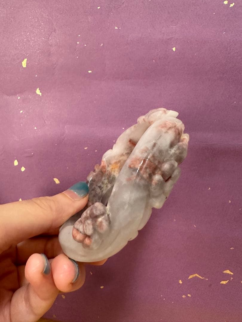 梅朶朶バングル　シャー太翠桜原石バングル