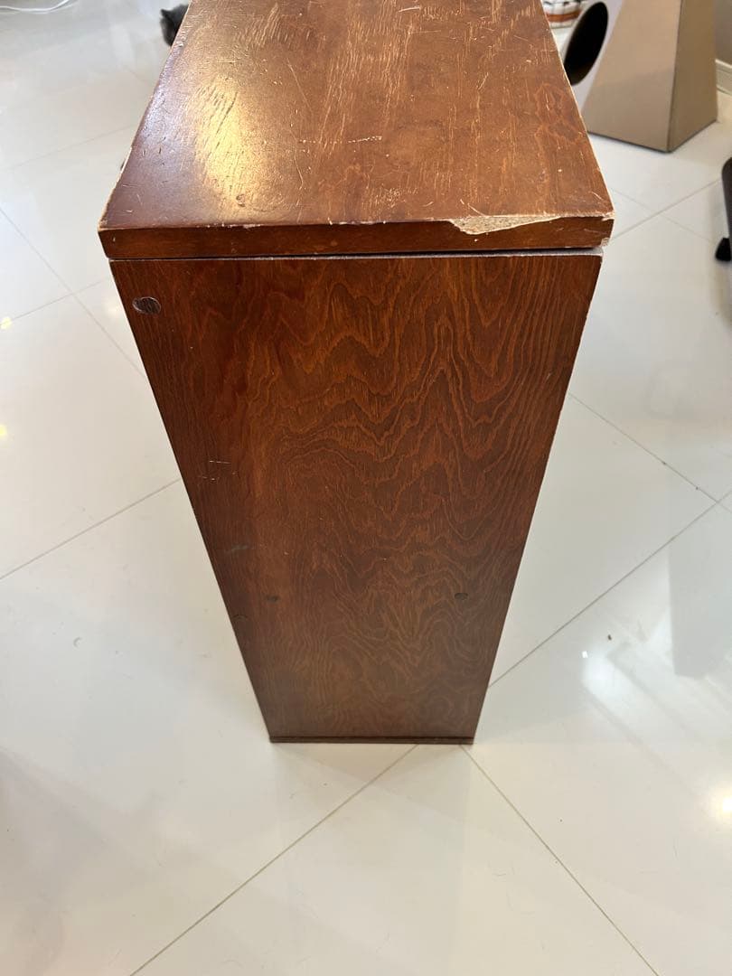 アンティーク　木製ラック 6ボックス ダークブラウン　本棚　引取可能神戸市垂水区