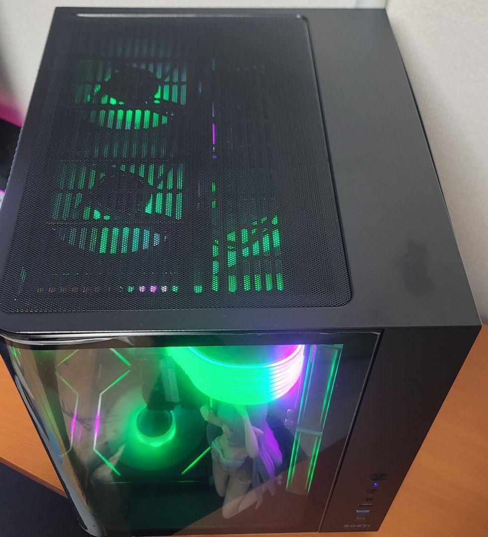 極美品 ゲーミングPC i9 3070 搭載 パノラマ水冷PC 専用モニター