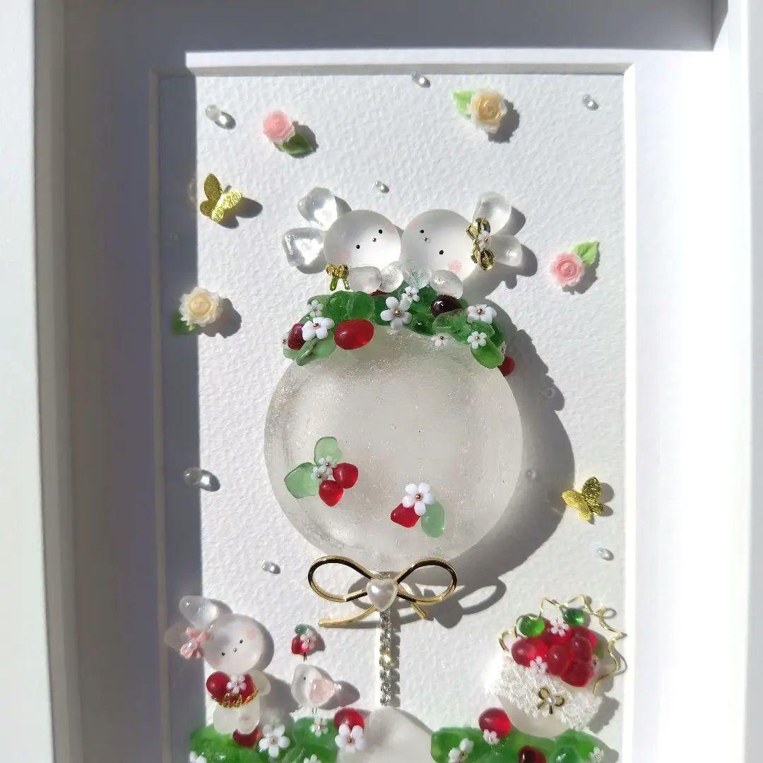 シーグラスアート『 いちごカクテル.。.:*♡』