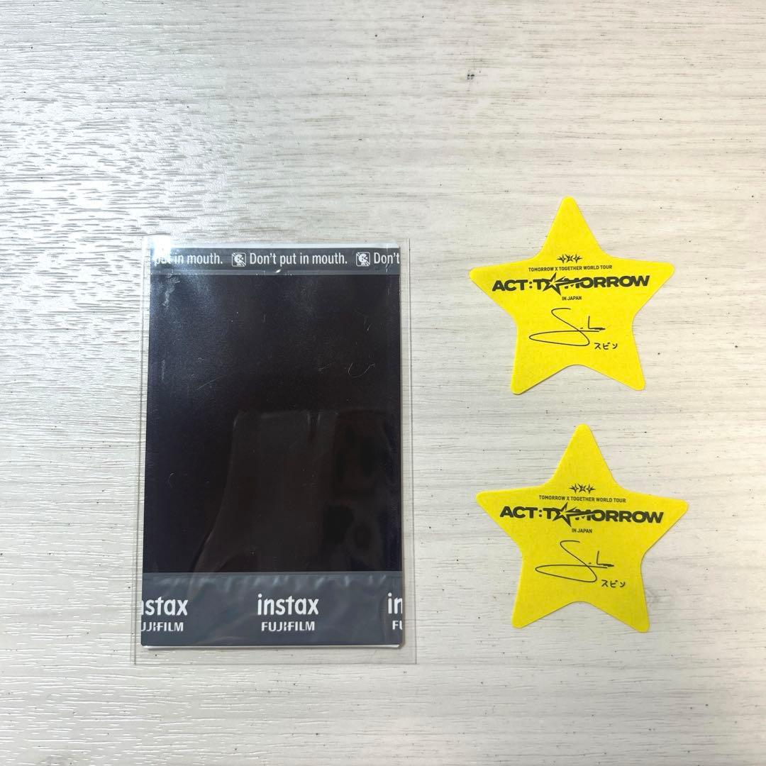 TXT スビン　直筆 サイン チェキ インスタントフォト トレカ