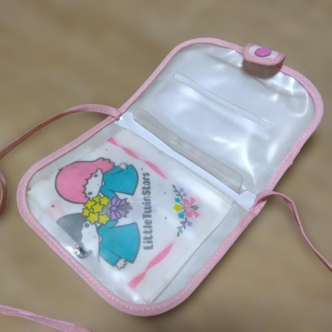 当時物　リトルツインスターズ(キキララ)ポシェット　ハンカチ付　サンリオ　希少