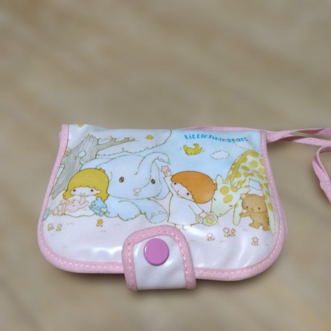 当時物　リトルツインスターズ(キキララ)ポシェット　ハンカチ付　サンリオ　希少