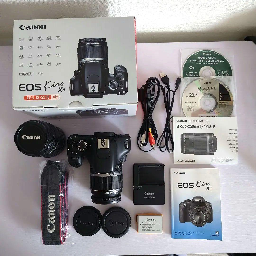 【キャノン】Canon EOS Kiss X4 ダブルズームキット