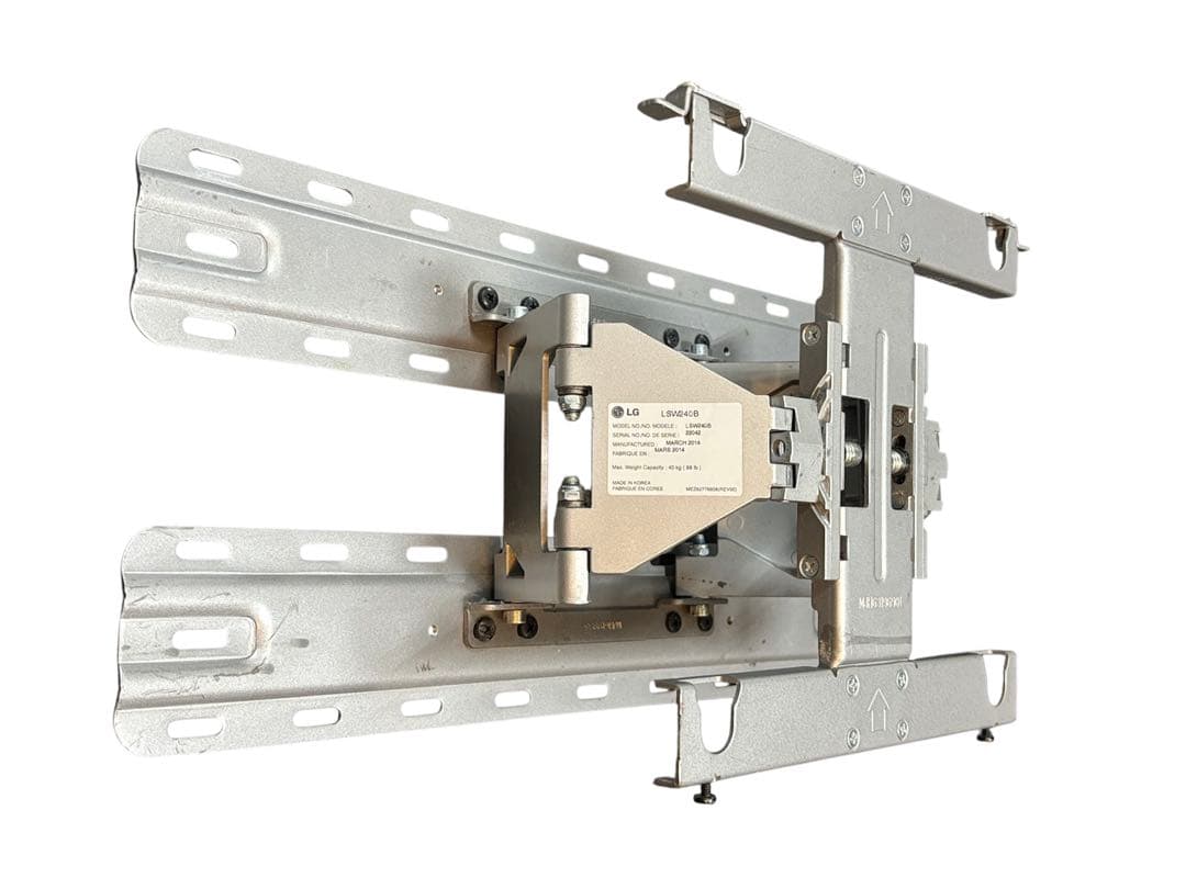中古LG純正LSW240B テレビ壁掛け金具フルモーション式（前後上下左右可動）