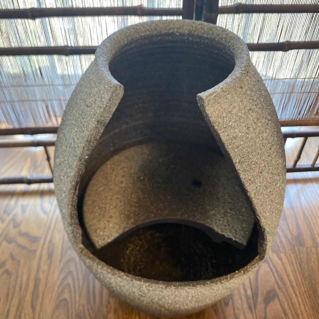 貴重未使用】電動つくばい　湧き水　流水　スポットライト付き