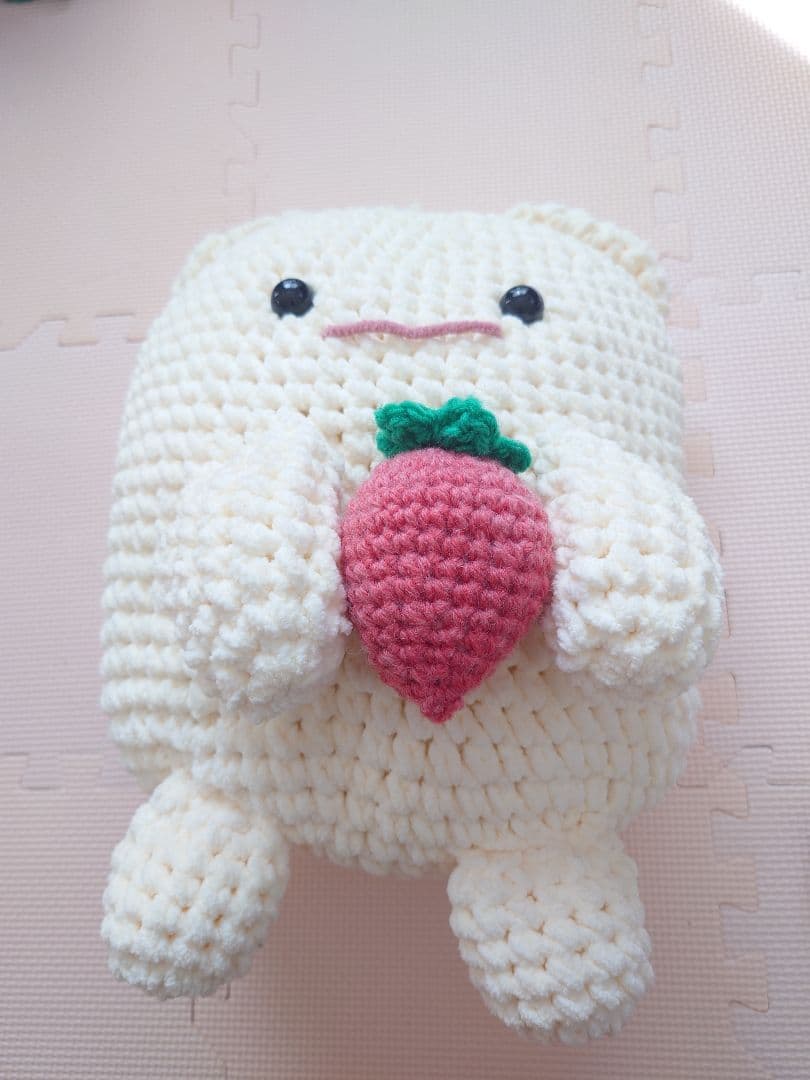 手編みパステルあみぐるみ 約３０cmから50cm