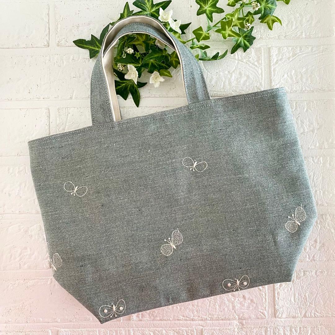 ミナペルホネン　チョウチョ　Mサイズトートバッグ