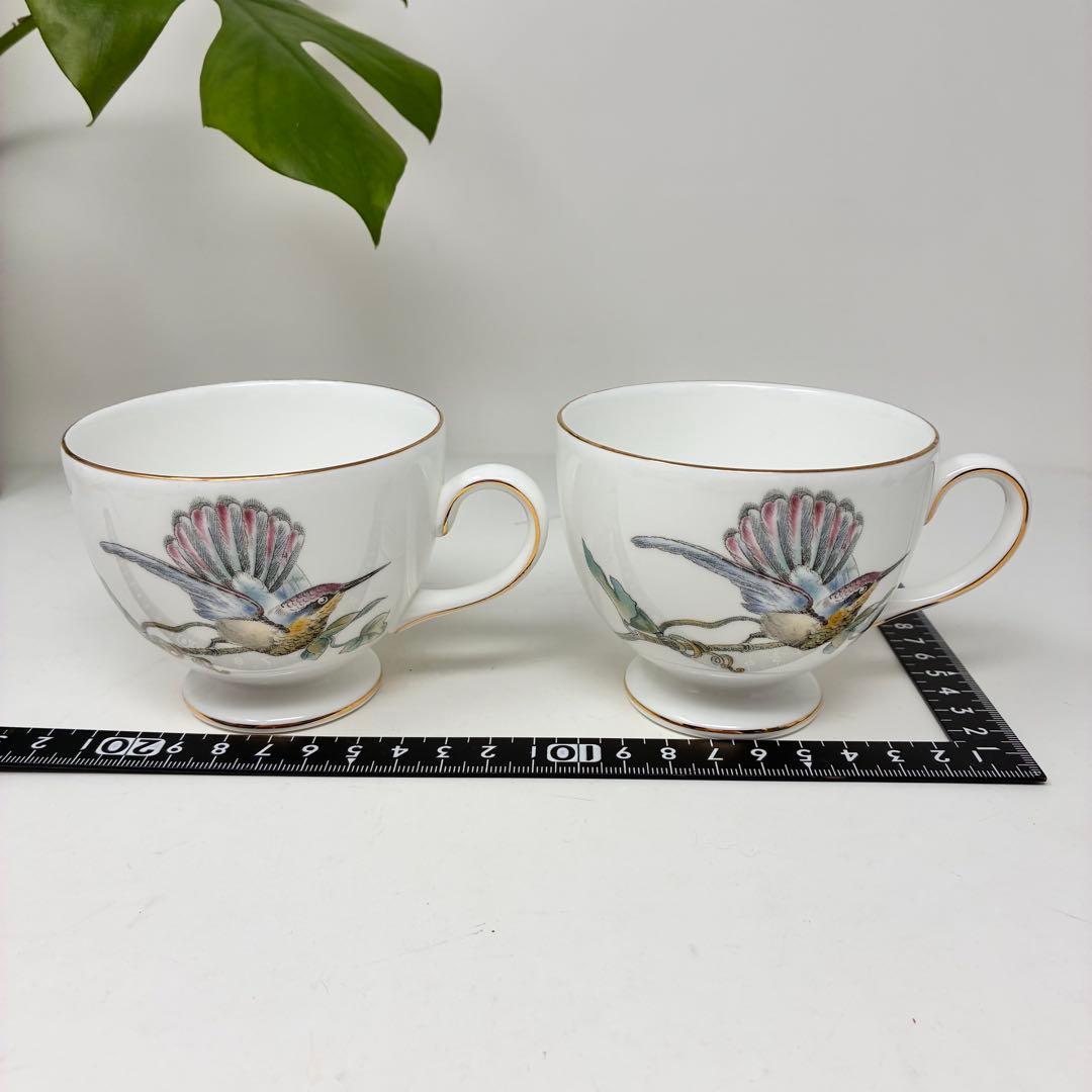 ウェッジウッド ハミングバード ハチドリ　カップ＆ソーサー２客　プレート　皿