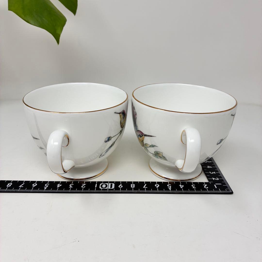 ウェッジウッド ハミングバード ハチドリ　カップ＆ソーサー２客　プレート　皿
