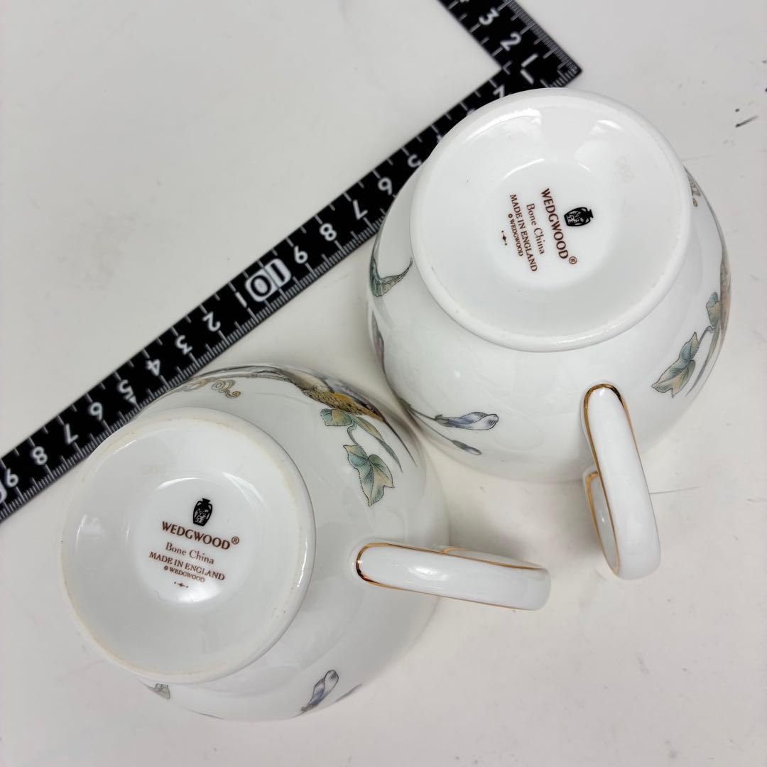 ウェッジウッド ハミングバード ハチドリ　カップ＆ソーサー２客　プレート　皿
