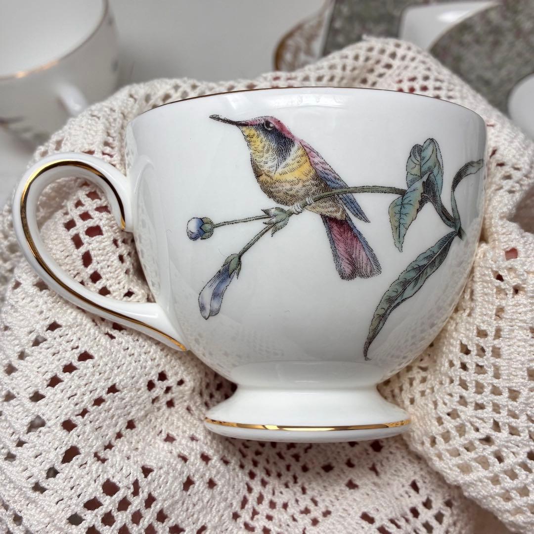 ウェッジウッド ハミングバード ハチドリ　カップ＆ソーサー２客　プレート　皿