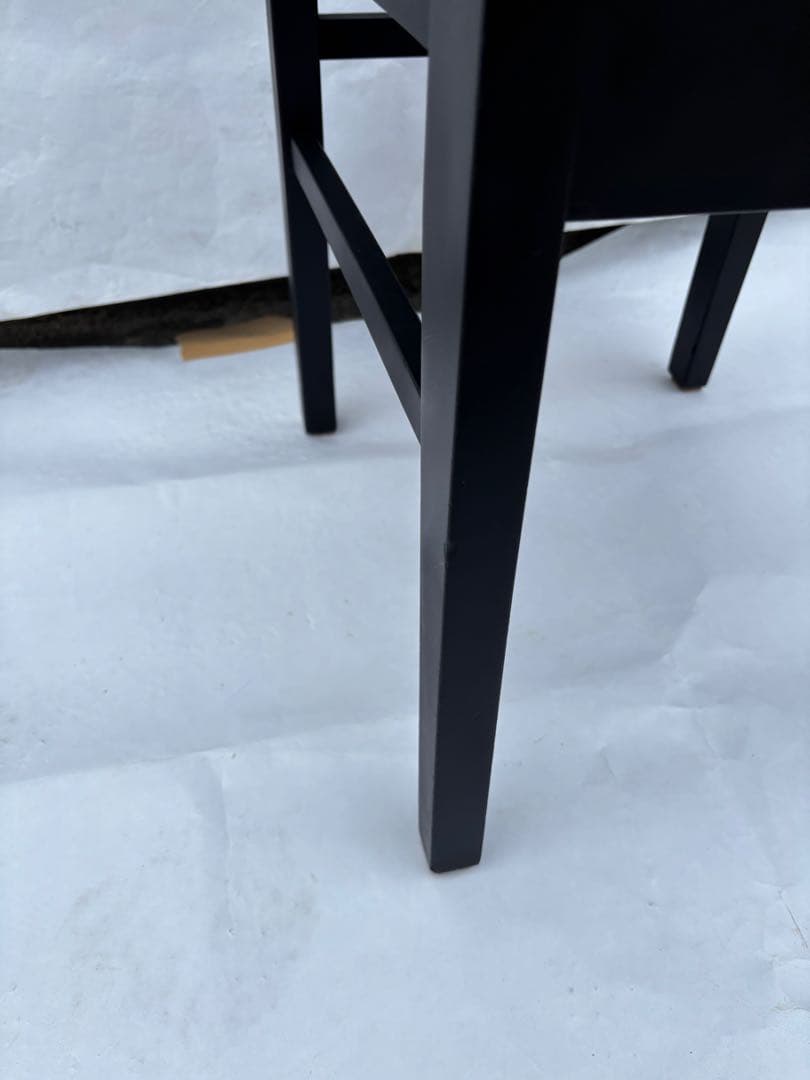 美品背もたれ付ピアノ椅子　可愛いピンク座面足部フェルト付き　春色②