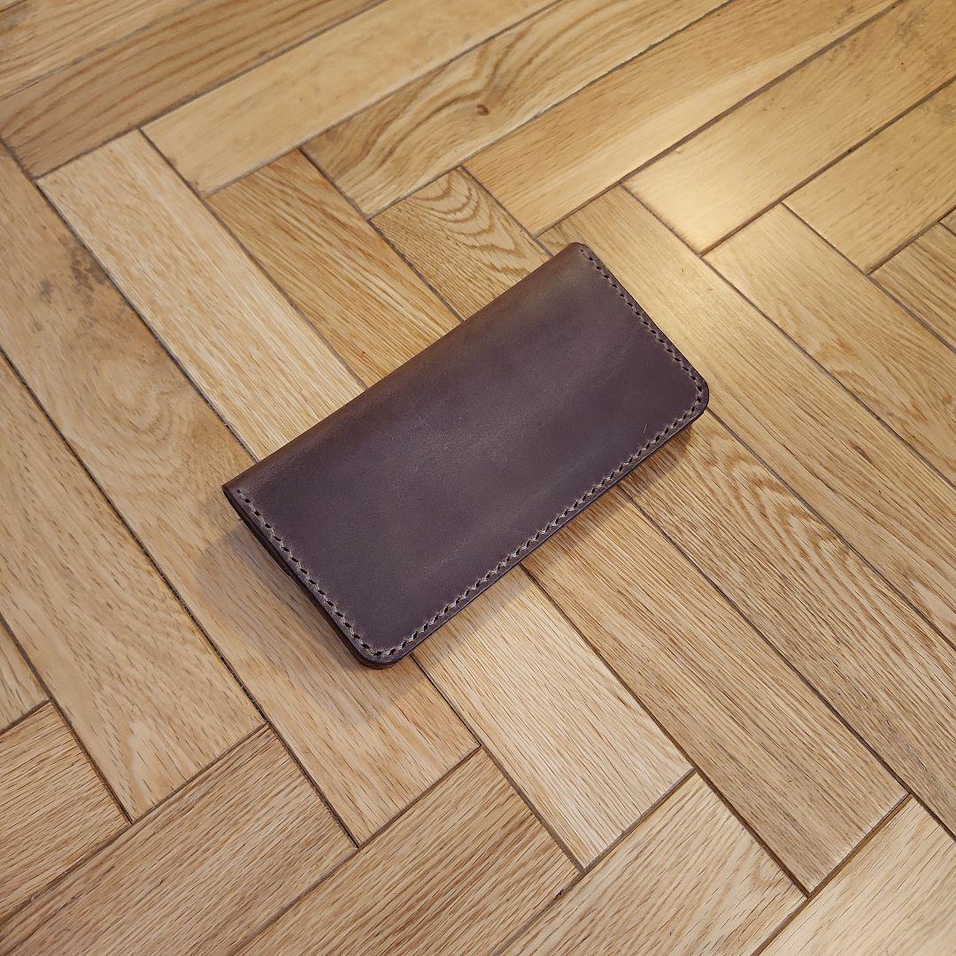 トラッカーウォレット　クロムエクセル　ブラウン　レザー