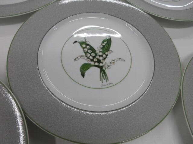 Christian Dior 大皿 3枚セット 27cm 鈴蘭 ミリラフォーレ