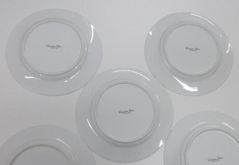 Christian Dior 大皿 3枚セット 27cm 鈴蘭 ミリラフォーレ