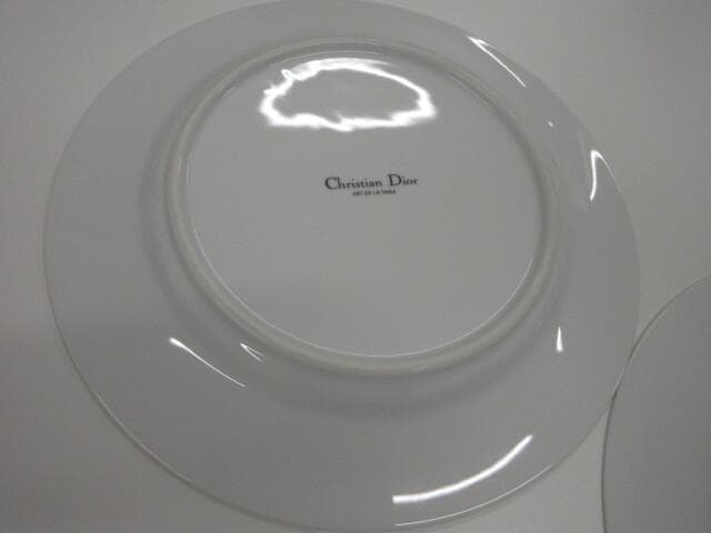 Christian Dior 大皿 3枚セット 27cm 鈴蘭 ミリラフォーレ
