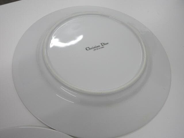 Christian Dior 大皿 3枚セット 27cm 鈴蘭 ミリラフォーレ