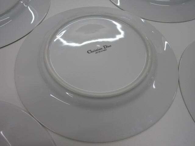 Christian Dior 大皿 3枚セット 27cm 鈴蘭 ミリラフォーレ