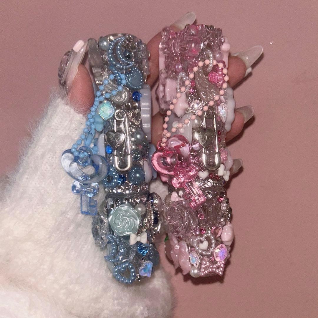 iQOSイルマワン ケース デコケース 平成女児埋めつくし量産型 地雷