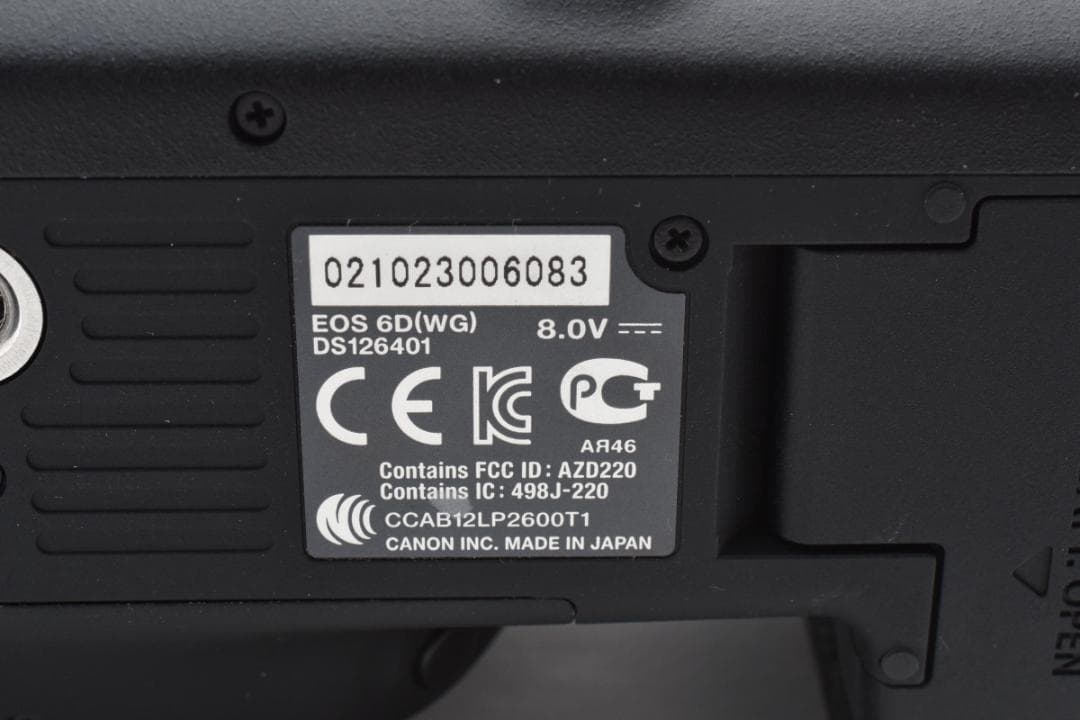 動確済 美品 キャノン Canon EOS 6D SC:14,761 #235