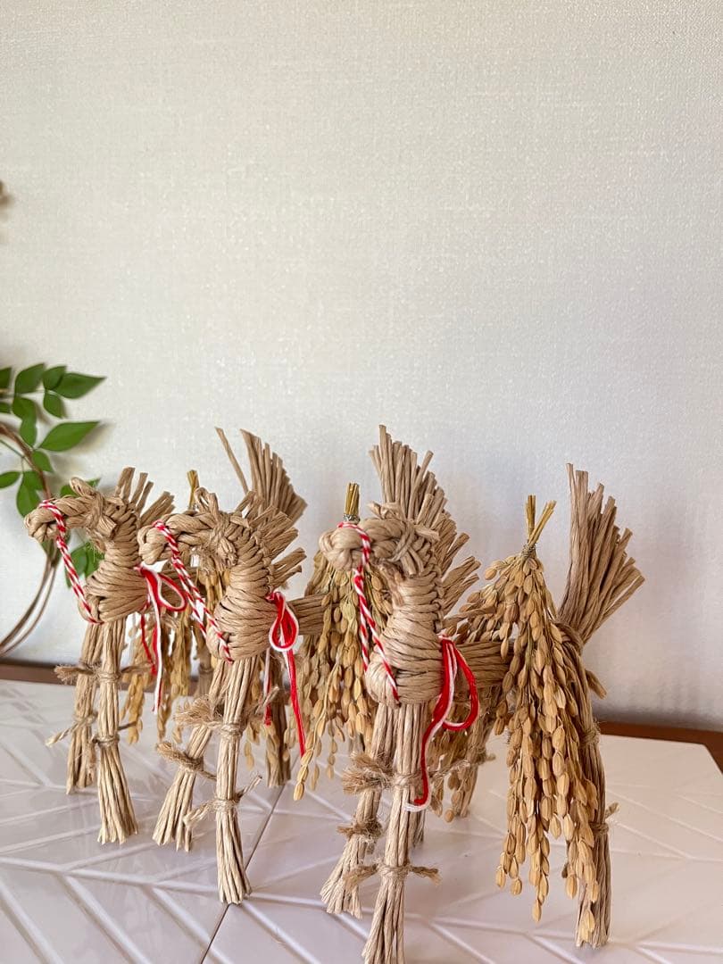 藁馬　お正月飾り　干支　インテリア　馬　午