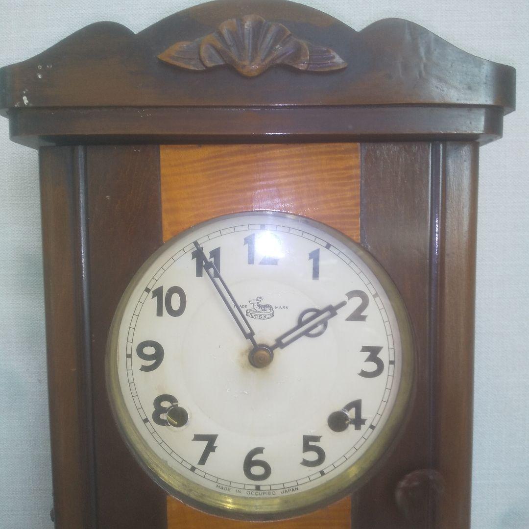 振り子時計 昭和20年代品