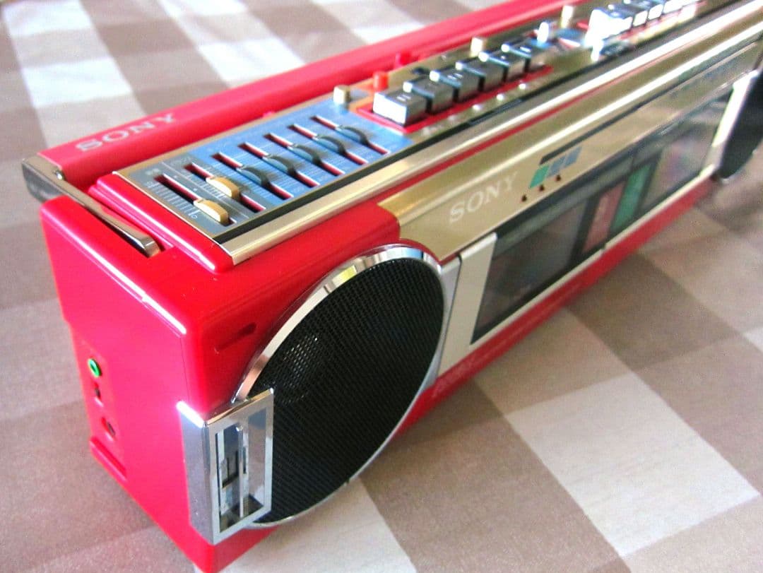 ☆SONY ダブルカセット CFS-W90 赤イイのが可愛い*