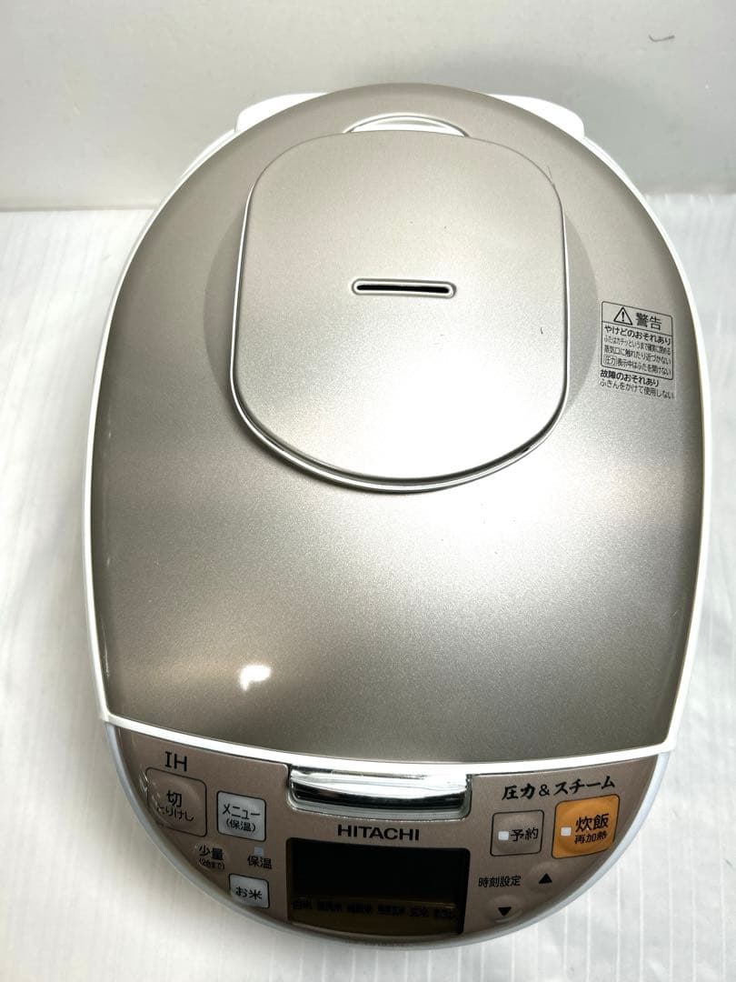 美品！日立 圧力＆スチームIHジャー炊飯器「ふっくら御膳 RZ-TS103M」