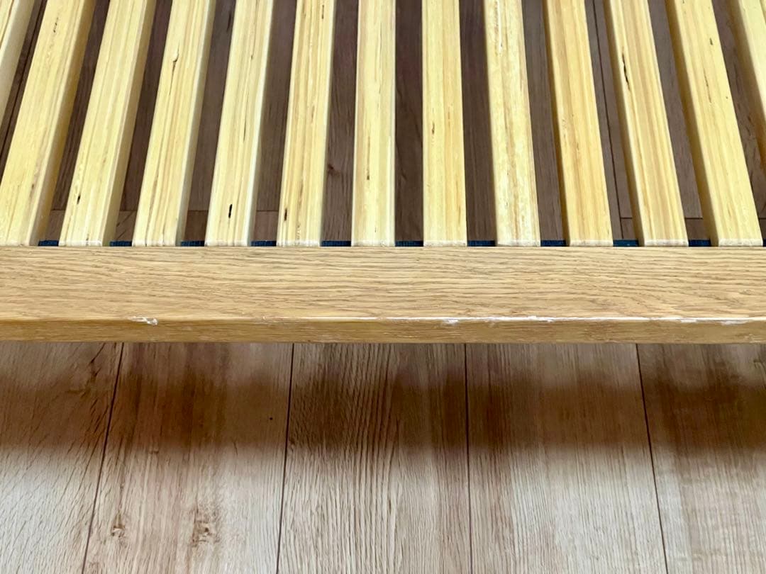 無印　木製ベッドフレーム　シングル