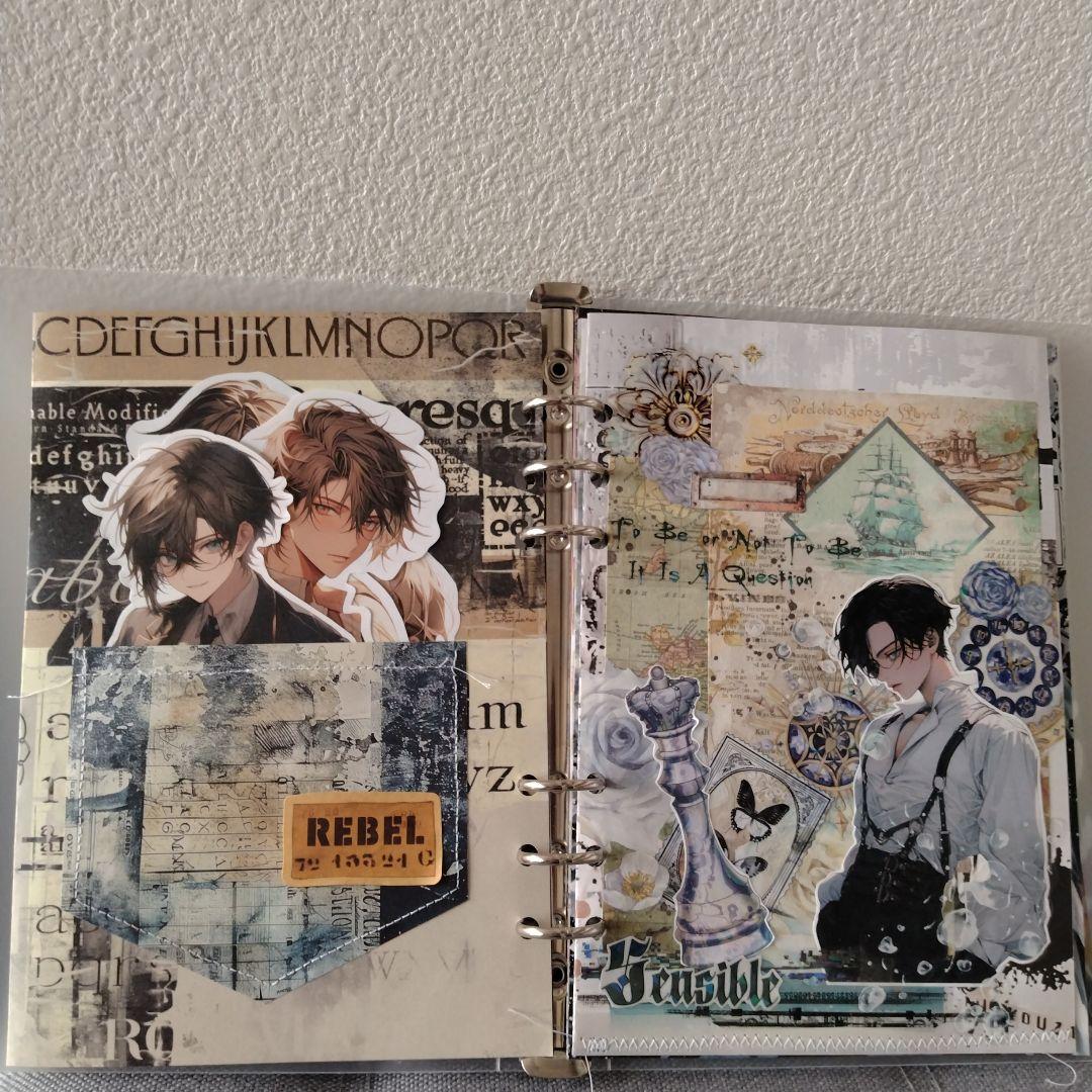 おすそ分けファイル　　6リングバインダーファイル　男の子