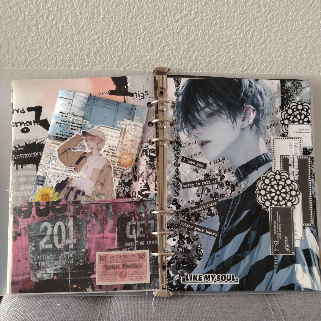 おすそ分けファイル　　6リングバインダーファイル　男の子