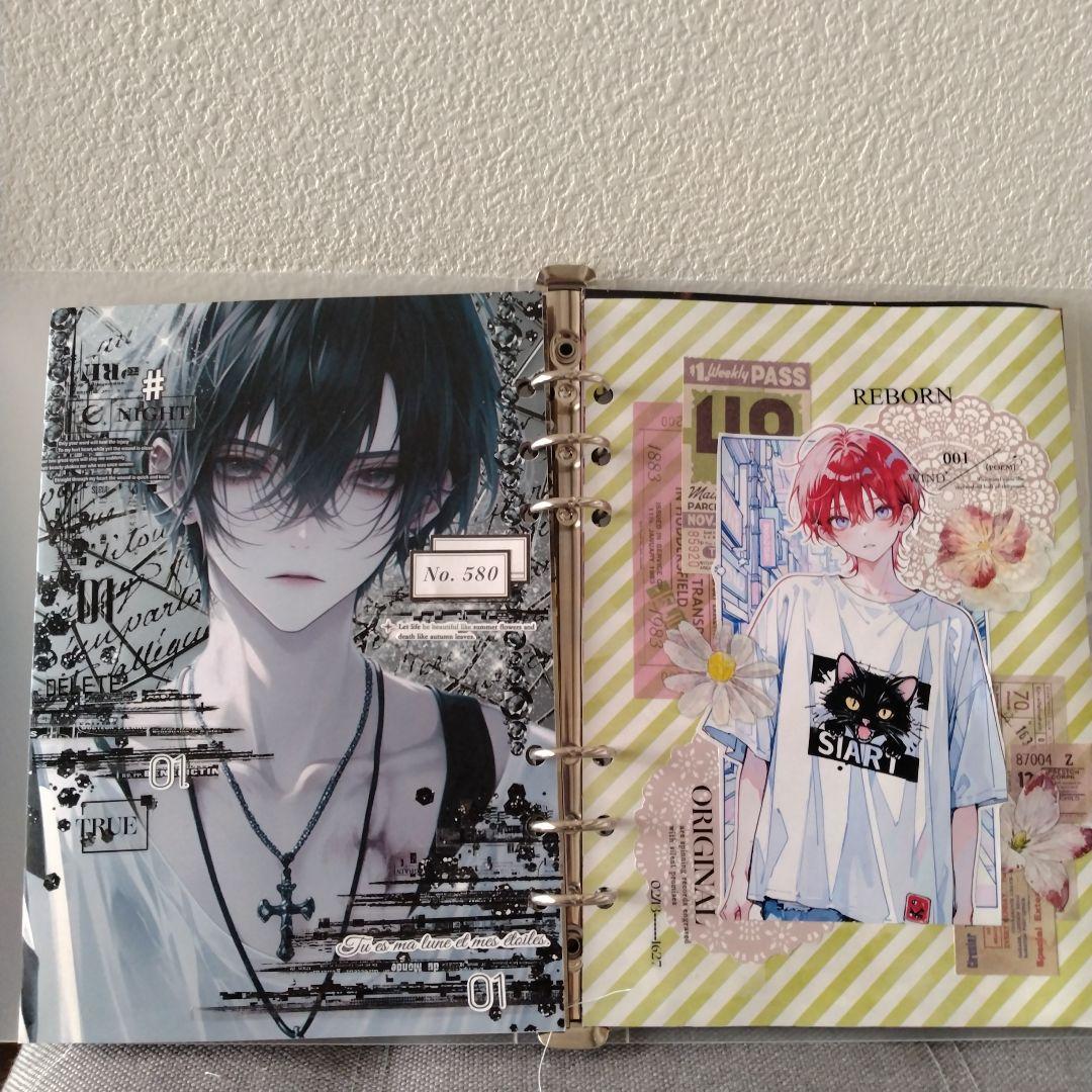 おすそ分けファイル　　6リングバインダーファイル　男の子