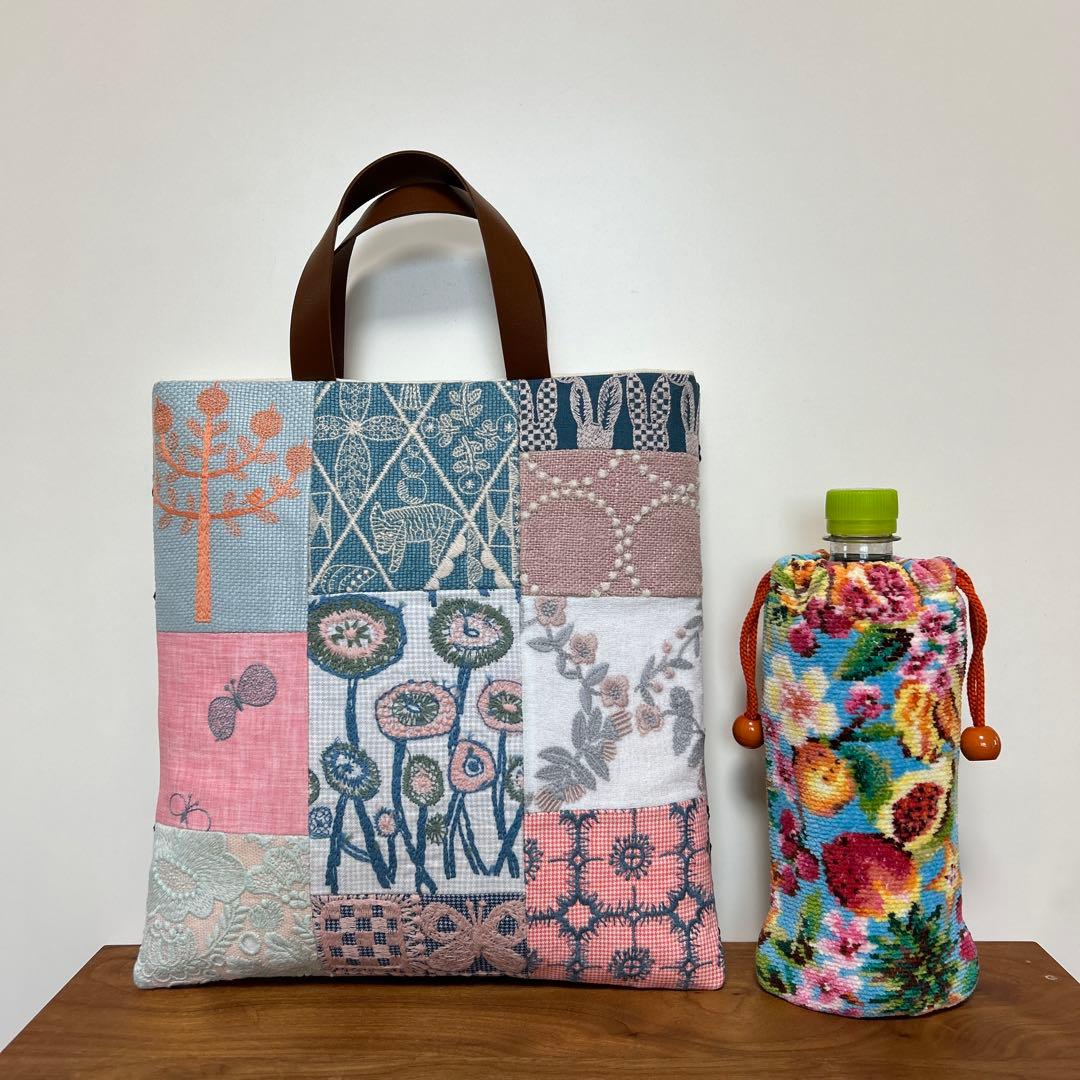 ミナペルホネン☆ ハンドメイド　バッグ　パッチワーク