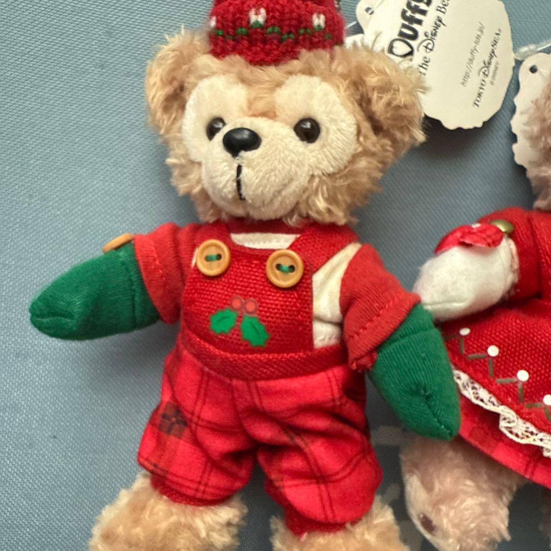 ダッフィー♡シェリーメイ ぬいぐるみバッジ2013 クリスマス限定