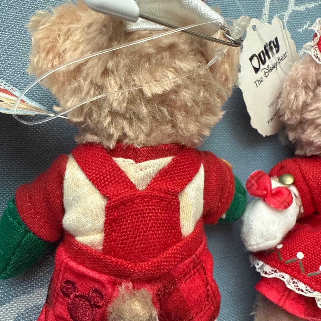 ダッフィー♡シェリーメイ ぬいぐるみバッジ2013 クリスマス限定