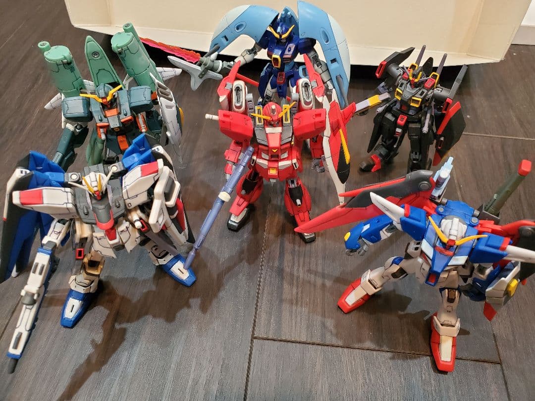 モビルスーツインアクション　ジャンク扱い　ガンダムシード6体セット　フィギュア